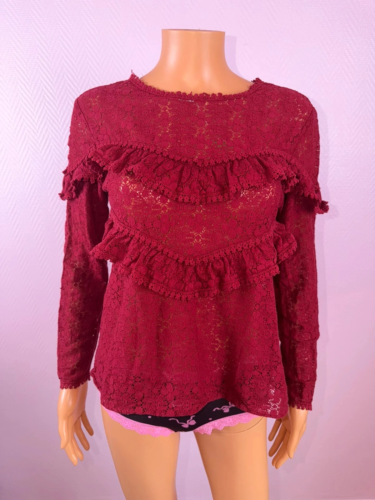 Haut femme sezane étiquette coupe taille 38 – photo 2